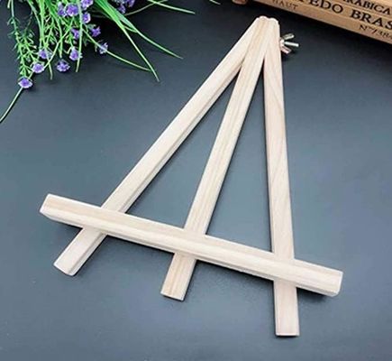 OEM A Frame Wooden Easel For Painting , Portable Art Display Easel Canvas Holder