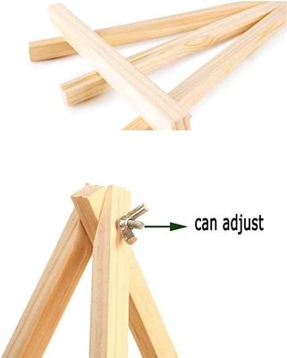 OEM A Frame Wooden Easel For Painting , Portable Art Display Easel Canvas Holder