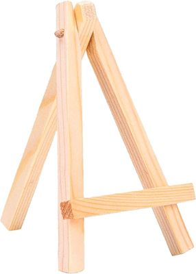 OEM A Frame Wooden Easel For Painting , Portable Art Display Easel Canvas Holder