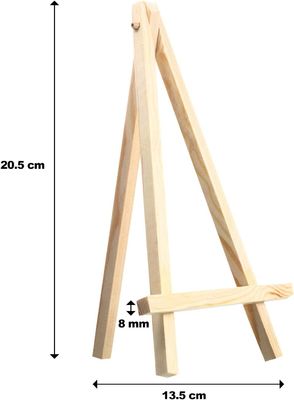 Multi Purpose Wooden Easel Display Stand A Frame Tabletop Art Display Easel Mini