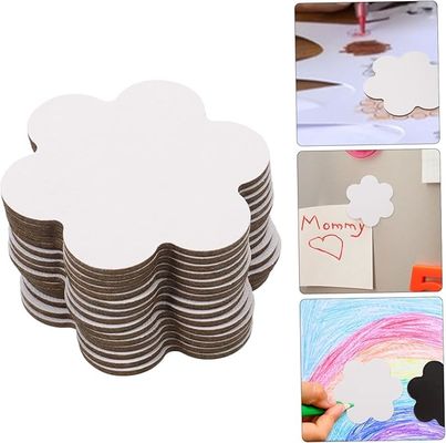 OEM ODM Flower Shape Artists Canvas Boards 100% Pure Cotton Canvas Panels White