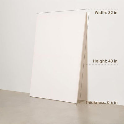 32 X 40 White Blank Triple Primed Stretched Canvas For Painting Acrylic Oil Watercolor