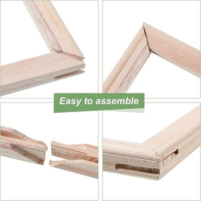 Customizable Logo Canvas Prints Wood Frame Canvas Stretching Bars For Oil Paintings