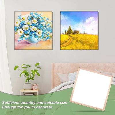Customizable Logo Canvas Prints Wood Frame Canvas Stretching Bars For Oil Paintings