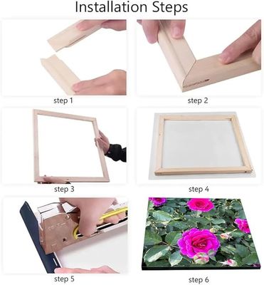 Bulk Customize Size Art Stretcher Frames Custom Made Stretcher Bars For Decoration