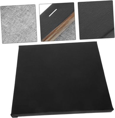 Black Stretched Canvas Board 100% Cotton Heavy Weight for Gesso Acrylic Oil Painting