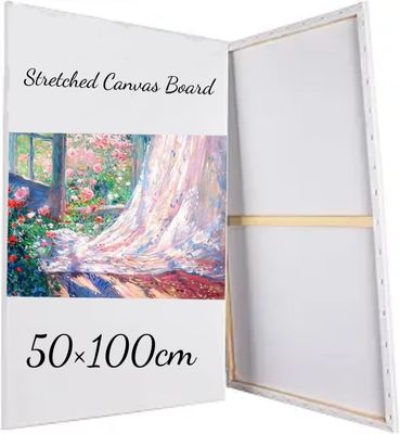 50x100cm Large Canvas Boards For Acrylic Pouring Oil Painting Dry & Wet Art Media
