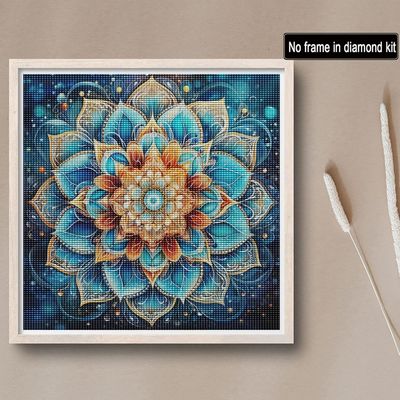 Flower Full Drill Diamond Painting Set Round Rhinestone DIY Diamond Art Kits For Adults