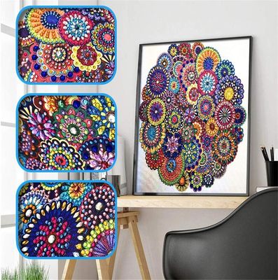 Partial Diamond Crystal Painting Kit Mandala DIY Diamond Painting Set For Home Decoration