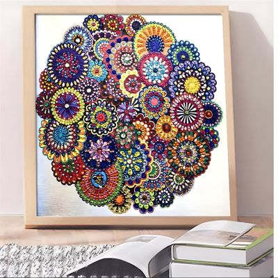 Partial Diamond Crystal Painting Kit Mandala DIY Diamond Painting Set For Home Decoration