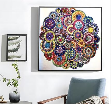 Partial Diamond Crystal Painting Kit Mandala DIY Diamond Painting Set For Home Decoration