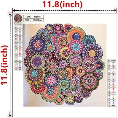 Partial Diamond Crystal Painting Kit Mandala DIY Diamond Painting Set For Home Decoration