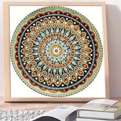 Classic Style 5D Diamond Painting Kits Mandala Partial Diamond Art For Home Wall Decor