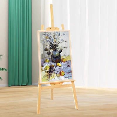 80cm 105cm 125cm Wooden Desktop Easel for Announcement Boards Paintings or Canvases