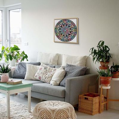 Modern Square Mandala Set Partial Diamond Crystal Painting For Home Wall Decor Gift For Still Life