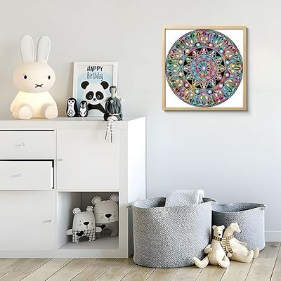 Modern Square Mandala Set Partial Diamond Crystal Painting For Home Wall Decor Gift For Still Life