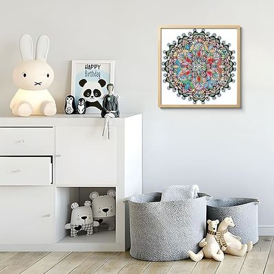 Mandala Set DIY Diamond Painting Kits With Partial Crystal Diamond For Home Wall Decor Gift