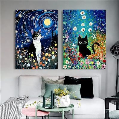 Framed Canvas Paint By Numbers Kits For Adults And Beginners Home Decor