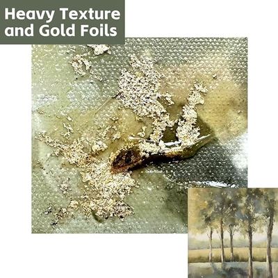 Forest Canvas Wall Art  Printed Landscape Oil Painting For Modern Home Decoration