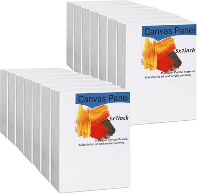 5 x 7 Inch Bulk Small Blank Canvas Panels Drawing Boards For Painting Art Supplies