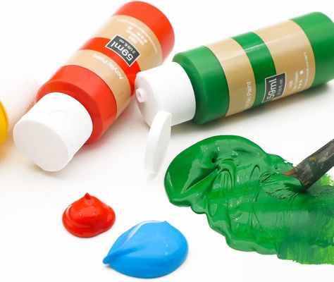 24 Colors 59ml Art Craft Paint Set For Canvas Rocks Wood Fabric And Ceramic