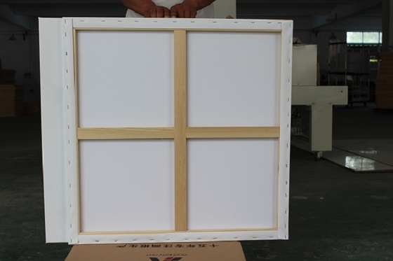 100x100cm Stretched Cotton Canvas with Pine Wood Frame for Painting