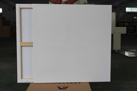 100x100cm Stretched Cotton Canvas with Pine Wood Frame for Painting