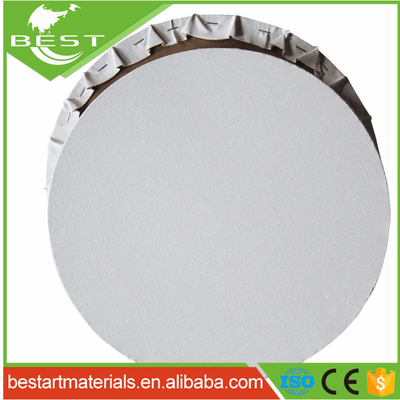 30cm Round Stretched Cotton Canvas Board for Painting