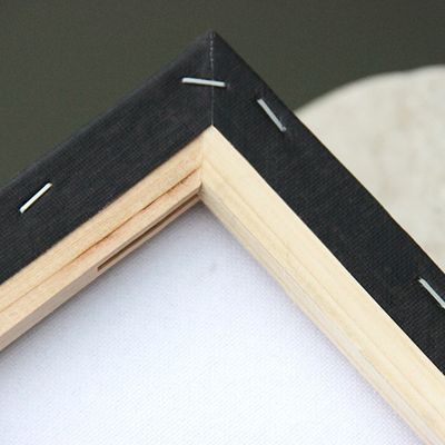 ECO-Friendly 280g/380g Black Stretched Canvas Artist Canvas Custom Size for Oil/Acrylic Paints