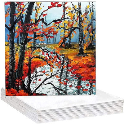 280g Cotton Blank White Waterproof ECO-Friendly Canvas Panel Board for Oil and Acrylic Paints