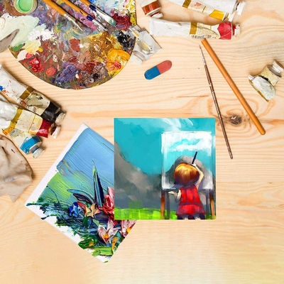 280g Cotton Blank White Waterproof ECO-Friendly Canvas Panel Board for Oil and Acrylic Paints