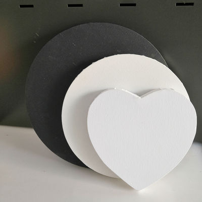 Waterproof ECO-Friendly Matte Finish 280g Cotton Round Stretched Canvas Board for Oil and Acrylic Painting