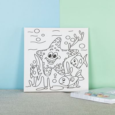 Pre Printed Custom Design Stretched Canvas Board with 1.6*2.0cm Bar Size for Colorful Oil Acrylic Paint