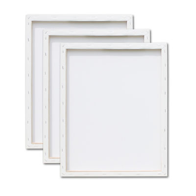 16x20 Inch 280gsm Stretched Canvas with Pinewood Frame for Art Drawing Painting