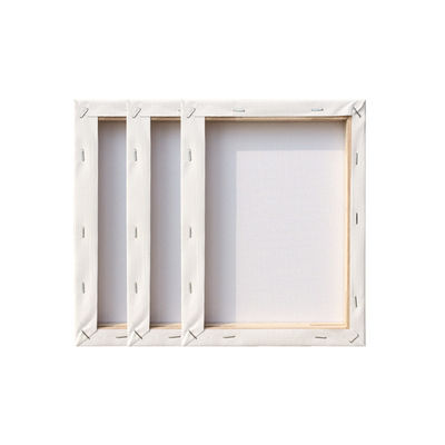 16x20 Inch 280gsm Stretched Canvas with Pinewood Frame for Art Drawing Painting