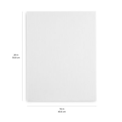 Clear Primed Stretched Canvas with Pine Wood Frame and Shrink Wrapped for Oil Acrylic Painting