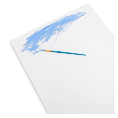 Clear Primed Stretched Canvas with Pine Wood Frame and Shrink Wrapped for Oil Acrylic Painting