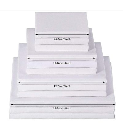 16*20 inch Pine Wood Frame Stretched Canvas Board with Shrink Wrapped Packing for Artist Painting