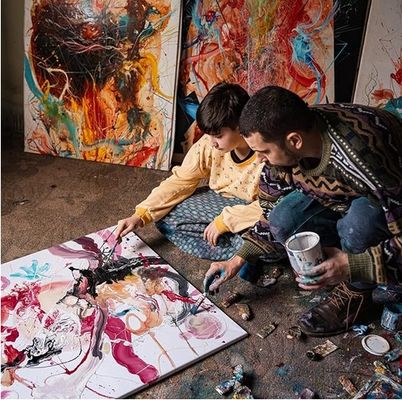 100% Cotton Stretched Canvas Board with Matte Finish and 380+/-50 Thickness for Oil Painting and Art