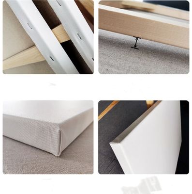 Large Size Stretched Canvas Board with 380+/-50 Thickness Matte Finish for Custom Size Oil Painting