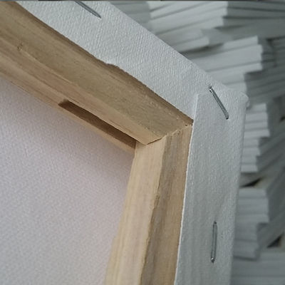 Professional Stretched Canvas Board with 380+/-50 Thickness and Eco-Solvent Latex UV Ink Support in White Color