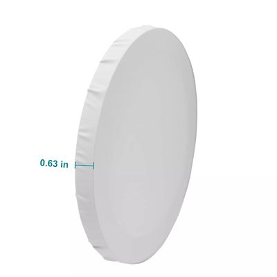 Round Pre Stretched Blank Painting Canvas Boards for Gouache Crafts and Inkjet Printing