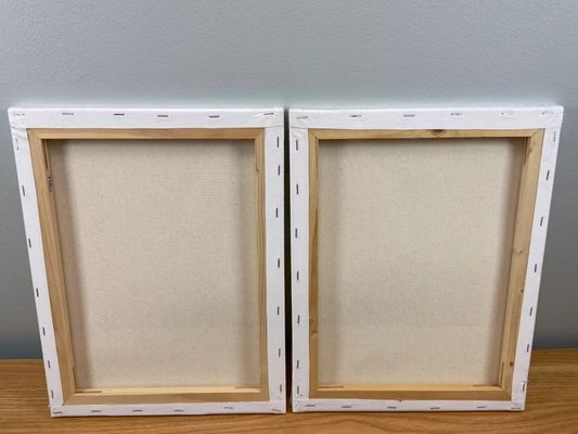 24cm*30cm Linen Stretched Canvas Board with 280g/380g Cotton for Acrylic and Oil Painting