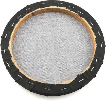 Round Black Matte Finish Stretched Canvas Board for Oil Acrylic Painting and Gouache Crafts