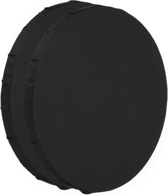Round Black Matte Finish Stretched Canvas Board for Oil Acrylic Painting and Gouache Crafts