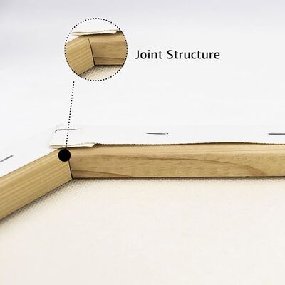 Hexagon Shaped Stretched Canvas Board for Acrylic and Oil Painting with 280g Cotton and Triple Primed Gesso