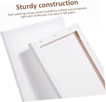 90x100cm Large Acid-Free Cotton Stretched Canvas Board Triple Primed Gesso for Painting