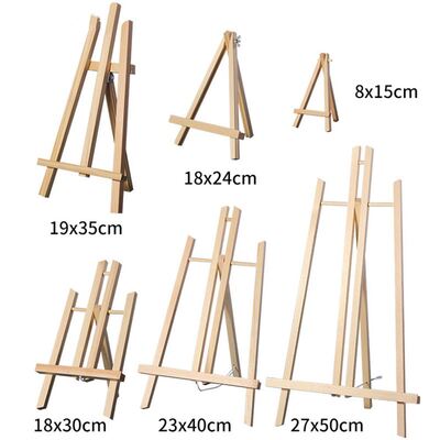 High Quality Art Supplies Wooden Table Easel Stand for Artist Painting Display Custom Portable Mini Easel