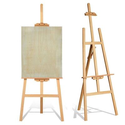 Art Easel 145/150/175CM Adjustable Wooden Painting Easel Stand Sketch Portable Display Easel