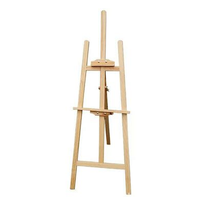 China Factories Pine Wood Artist Paint Easel 1.5m/1.75m Height Adjustable Wooden Display Easel with Tripod